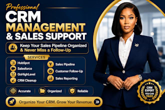 manage your CRM sales pipeline lead follow up customer support sales specialist