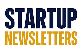 write email newsletters for startups