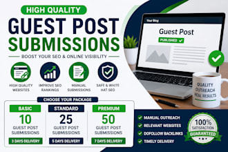 do guest posting and outreach for SEO backlinks