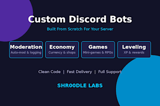 build a custom discord bot tailored to your server