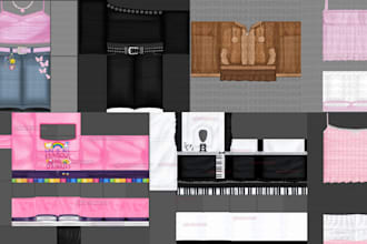 design a custom roblox clothing set for you