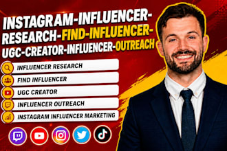 instagram influencer research find influencer ugc creator for brand promotion