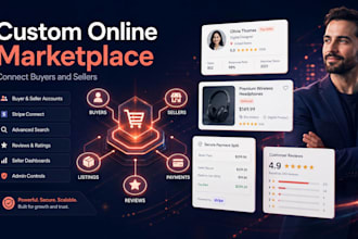 be your marketplace developer for a custom web platform
