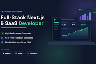 build nextjs saas web application using strapi and supabase