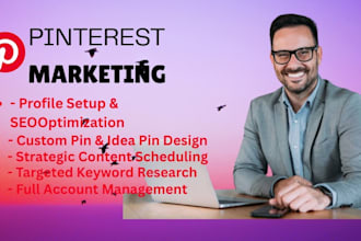 be your expert pinterest manager and marketing strategist