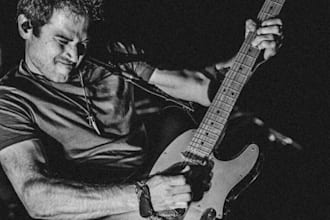 record powerful country rock vocals and guitar for your song