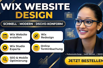 build german wix website redesign wix studio website for german local business