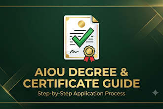 help you apply for aiou degree, transcript, and migration certificate