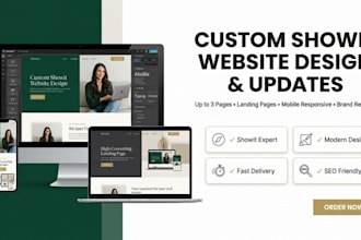 showit template, update, redesign, build showit website