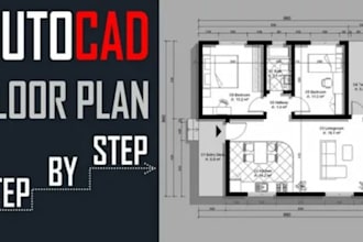redraw 2d floor plan, autocad, 2d floor plan, site plan draft permit drawing