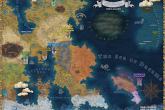 create a custom fantasy world or region map