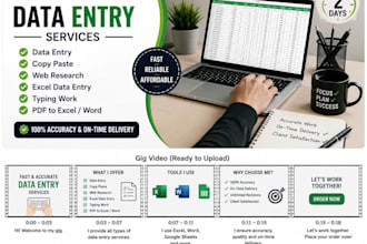 do data entry and typing work