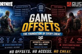 extract the offsets from your game to develop a gaming bot