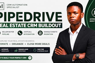 pipedrive real estate crm, seller buyer pipeline justcall integration, migration