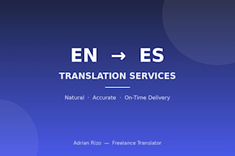 translate english to spanish texts with natural, accurate phrasing