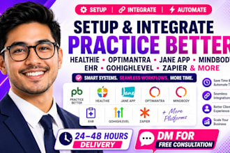 practice better healthie optimantra jane app mindbody ehr gohighlevel zapier