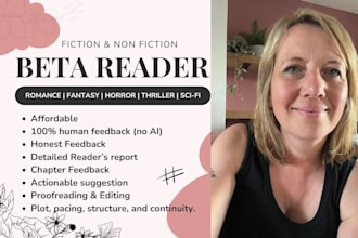 beta read, critique dark romance beta reader fantasy horror thriller scifi novel