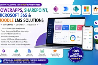 build powerapps, sharepoint, microsoft 365 and moodle solutions