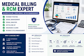 provide medical billing, payment posting, denials management