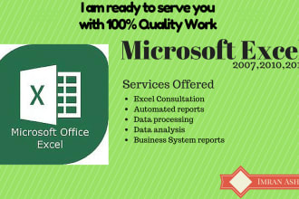 build excel automated reports,formatting,dashboard,pivots