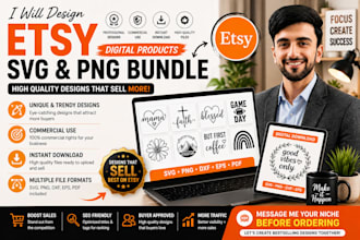 design etsy digital products svg png bundle