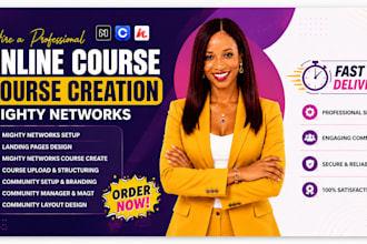 create mighty network membership website, mighty networks design, online course