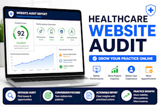 do healthcare website audit patient conversion, revenue optimization specialist