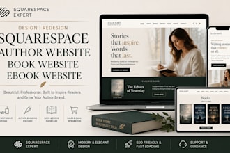 design redesign squarespace author website book website politics website