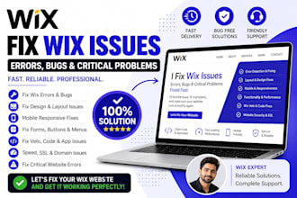 fix wix issues, fix wix error, wix bug fix, fix critical error
