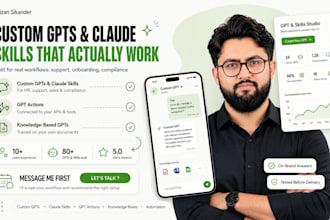 build a custom gpt, ai integration for your business with claude skill, ai app