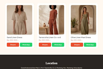 build a responsive HTML CSS landing page for small business