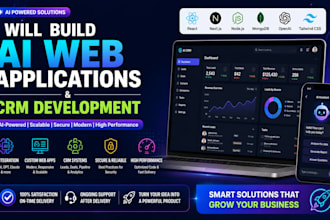 build ai web applications and custom CRM software