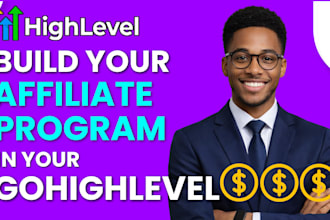 build your gohighlevel affiliate program, ghl affiliate campaign manager