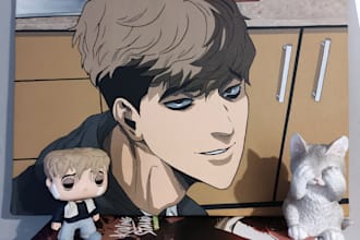 do custom anime,manga,manhwa paintings