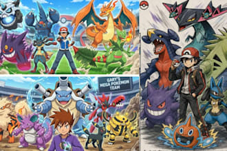 draw pokemon trainer pokemon card monster pokemon logo fanart fakemon sprite