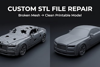 model repair fix modify stl file repair 3d scan cleanup obj file edit 3mf print