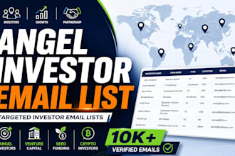build a targeted angel investor and venture capital contact list