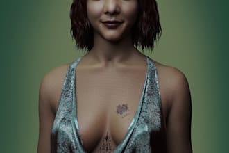 create a hyper realistic 3d metahuman character for unreal engine