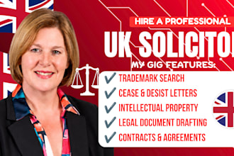 be your UK solicitor for intellectual property, trademark, contracts