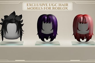 make exclusive custom hair for roblox ugc