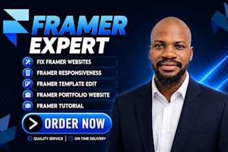 fix framer website framer responsiveness framer website template framer expert