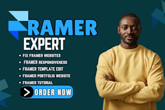 fix framer website framer responsiveness framer website template framer expert