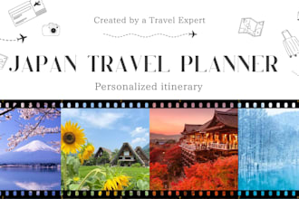 create a personalised japan travel itinerary