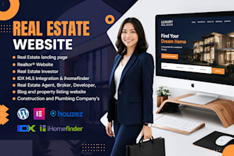 design wix real estate website realtor website redesign luxury idx, mls website