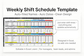 create a custom excel or google sheets spreadsheet