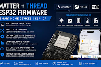 develop matter thread esp32 firmware esp idf smart home device