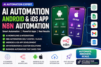 build an ai automation system, ai mobile app, n8n automation, chat gpt, ai app