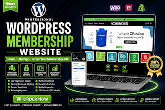 build a professional wordpress membership website