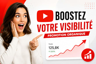 organic youtube spotify music video podcast promotion to real german french fans