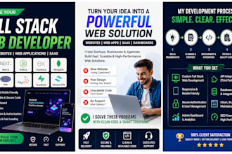do fullstack website, full stack web application as fullstack web developer